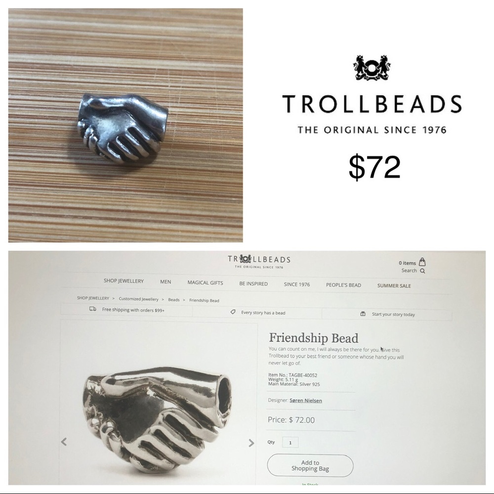Trollbeads - Friendship Bead